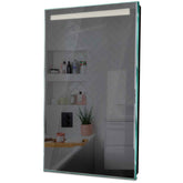 Specchio LED Verticale | Controllo tramite interruttore a muro | Luce bianca neutra - Reyze Serie Minimal Modello 5